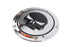 V-Twin Chrome 5 Hole Skull Derby Cover - 42-0263