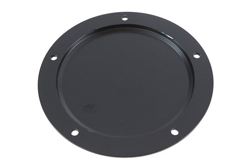 V-Twin Black 5 Hole Skull Derby Cover - 42-0264