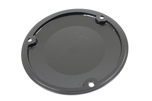 V-Twin Black 3 Hole Skull Derby Cover - 42-0268