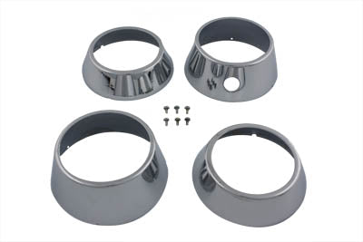 V-Twin Tachometer and Speedometer Cover Set - 42-0350