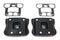 V-Twin Rocker Box Cover Set Black - 42-0352