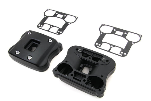 V-Twin Rocker Box Cover Set Black - 42-0352