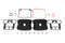 V-Twin Rocker Box Cover Set Black - 42-0353