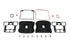 V-Twin Rocker Box Cover Set Black - 42-0353