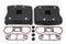 V-Twin Black Rocker Box Cover Set - 42-0355