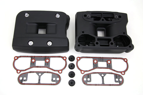 V-Twin Black Rocker Box Cover Set - 42-0355