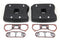V-Twin Black Rocker Box Cover Set - 42-0356