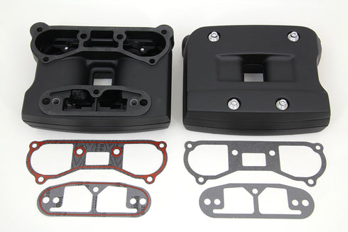 V-Twin Black Rocker Box Cover Set - 42-0356