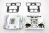 V-Twin Rocker Box Cover Kit Chrome - 42-0364
