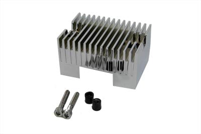 V-Twin Chrome Die-Cast Volt Pack Cover - 42-0405