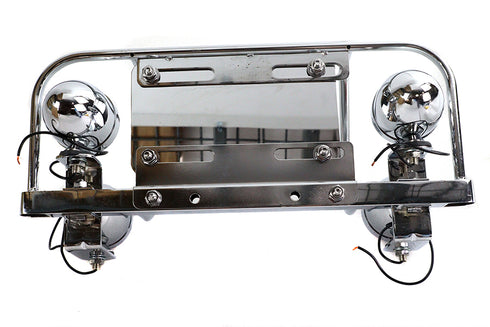 V-Twin Chrome Dresser Light Bar - 42-0421
