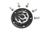 V-Twin Black 5-Hole Flame Point Cover - 42-0473