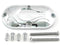 V-Twin Chrome Inspection Cover with Chrome Flame - 42-0476