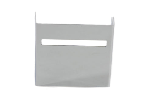 V-Twin Chrome Battery Side Cover with Single Slot View Hole - 42-0505