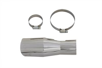 V-Twin Chrome Pipe Junction Shield Front - 42-0523