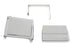 V-Twin Chrome Ribbed Battery Cover Kit - 42-0546