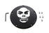 V-Twin Black Derby Cover with Chrome Skull - 42-0559