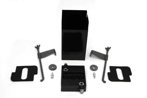 V-Twin Black 6 Volt Battery Box Kit - 42-0565