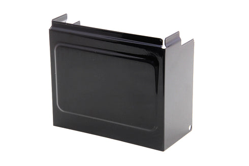 V-Twin Black Embossed Battery Side Cover - 42-0574