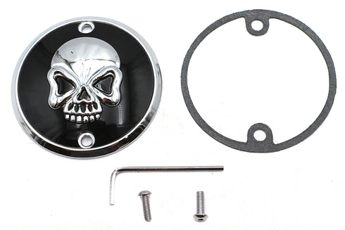 V-Twin Skull Design Ignition System Cover - 42-0582