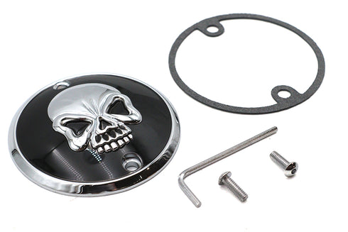 V-Twin Skull Design Ignition System Cover - 42-0582