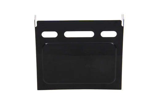 V-Twin Black Embossed Battery Side Cover - 42-0585