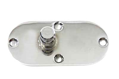 V-Twin Oval Inspection Chrome Left Side - 42-0630