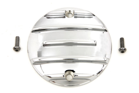 V-Twin Finned Ignition System Cover Chrome - 42-0638