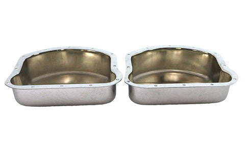 Paughco Panhead Cover Set Chrome - 42-0640