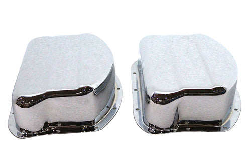 Paughco Panhead Cover Set Chrome - 42-0640