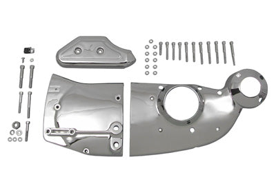 V-Twin Chrome Cam and Sprocket Cover Kit - 42-0651