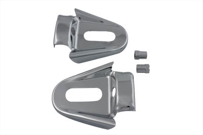 V-Twin Rear Frame Cover Set Chrome - 42-0676