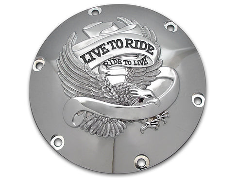 V-Twin Eagle Spirit Derby Cover Chrome - 42-0728