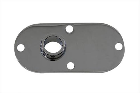 V-Twin Oval Inspection Cover Chrome - 42-0739