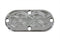 V-Twin Oval Inspection Chrome Flame - 42-0749