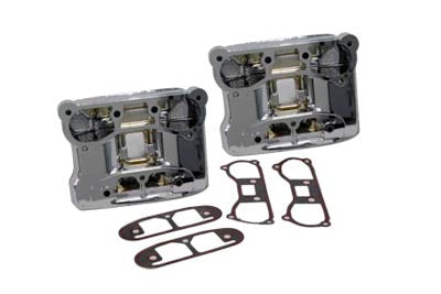 V-Twin Chrome Rocker Box Cover Set - 42-0754