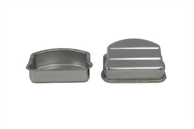 V-Twin Replica Stainless Steel Panhead Valve Cover - 42-0771