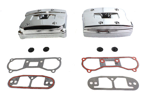 V-Twin Chrome Rocker Box Cover Set - 42-0787