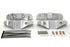 V-Twin Rocker Box Dress Cover Set Chrome - 42-0796