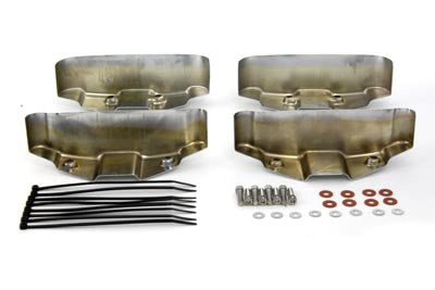 V-Twin Rocker Box Dress Cover Set Chrome - 42-0796