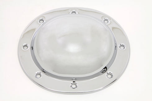 V-Twin Steel Dimple Derby Cover Chrome - 42-0873