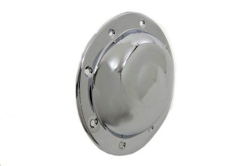 V-Twin Steel Dimple Derby Cover Chrome - 42-0873