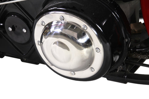 V-Twin Replica Dimple Derby Cover Stainless Steel - 42-0875