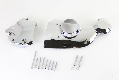 V-Twin Chrome Cam and Sprocket Cover Kit - 42-0898