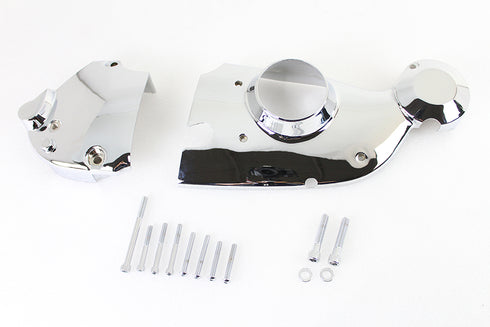 V-Twin Chrome Cam and Sprocket Cover Kit - 42-0898