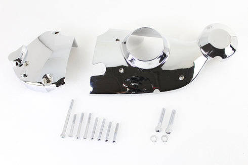 V-Twin Chrome Cam and Sprocket Cover Kit - 42-0898