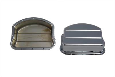 V-Twin Replica Panhead Valve Cover Chrome - 42-0901