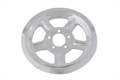 V-Twin Chrome Rear Pulley Cover 68 Tooth - 42-0934