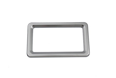 V-Twin License Plate Frame Chrome Billet - 42-0949