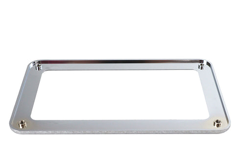 V-Twin License Plate Frame Chrome Billet - 42-0949